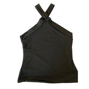 Women's black halter top